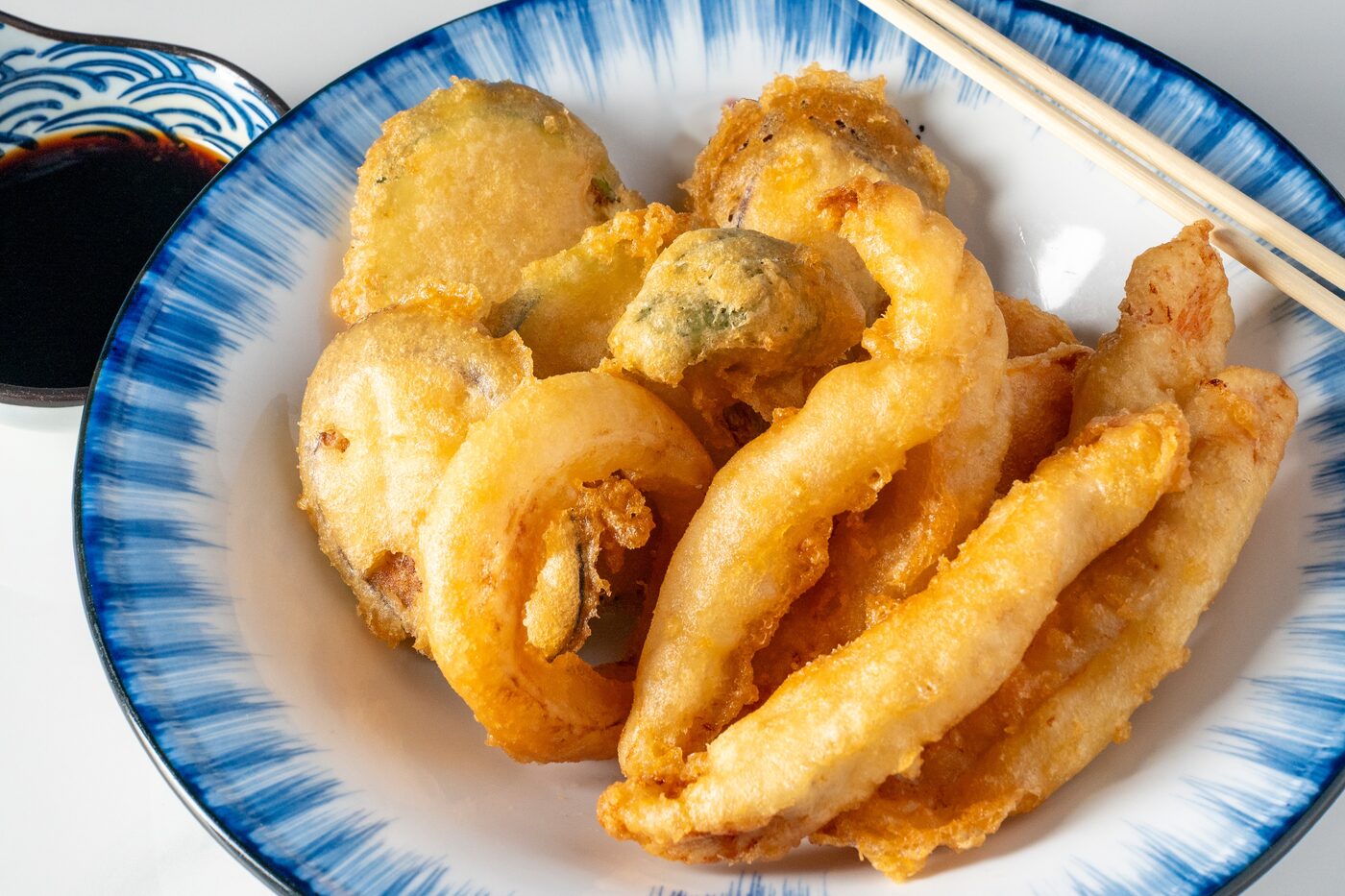 Chicken Tempura lightly battered and fried - East Moon Asian Bistro Centennial
