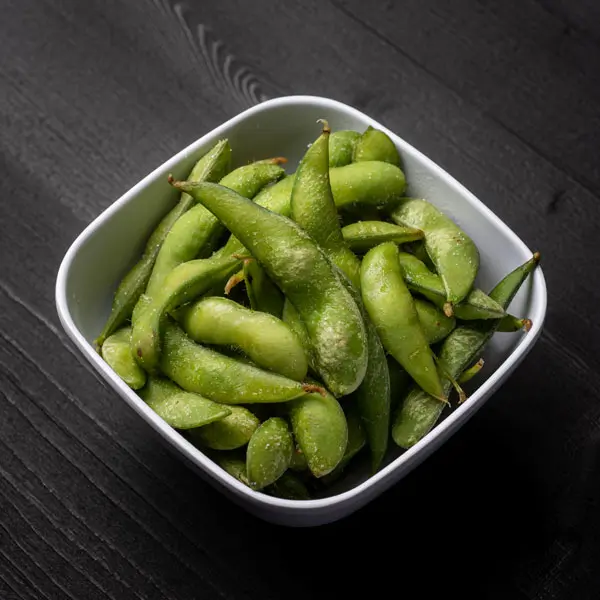 Steamed Edamame with sea salt - East Moon Centennial