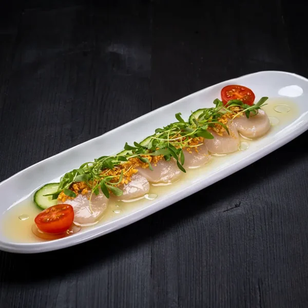 Hokkaido Scallop with miso butter - East Moon Asian Bistro