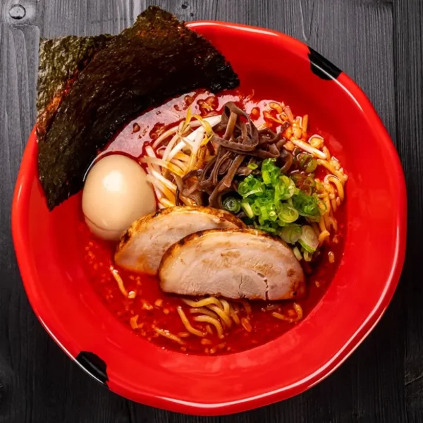 Premium Tonkotsu Red spicy ramen - East Moon Asian Bistro